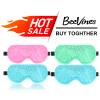 BeeVines 4 Pack Gel Eye Mask Pink & Green view 1