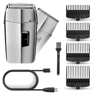Electric Razors for Men, Waterproof 2in1 Rechargeable foil Electric Shaver Hair Trimmer Electric Razor Beard Bald Shaving Machine for Men