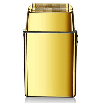 Electric Razors for Men, Cordless Metal housing Washable Electric Shaver Hair Beard Shaving Machine for Men pro Rechargeable Electric Razor Stubble (Color : Gold)