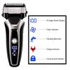 WTCBQC Electric Razors for Men, USB Rechargeable Electric Shaver Stainless Steel Shaving Machine Men 3D Triple Floating Blade Razor Shaver Barber Trimmer, Silver No Box view 2