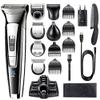Electric Razors for Men, 17 Piece Grooming kit Electric Shaver for Men Body Shaving Machine Beard Hair Trimmer Electric Razor Rechargeable 100-240v view 1