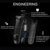 GooderGear SAFERAZOR Trimmer 2.0, Saferazor Trimmer for Men - Gift Set, Waterproof Dry/Wet Groin & Body Hair Trimmer, Replaceable Ceramic Blade Heads, 120 Minutes Shaving After Fully Charged (Black) view 4