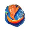 Colorful Tropical Sea Fish Stylish And Functional Double-Layer Shower Cap - Reusable And Cute Elastic Bath Cap view 2