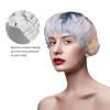 Christmas Tree Snow Stylish And Functional Double-Layer Shower Cap - Reusable And Cute Elastic Bath Cap view 4
