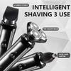 Head Shavers for Bald Men, 3 in 1 Electric Shaver Razor for Men Shaving Machine 4D Smart Male Rechargeable Three-Head Nasal Hair Trimmer Kit view 3