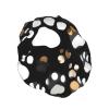 Dog Paw Print Stylish And Functional Double-Layer Shower Cap - Reusable And Cute Elastic Bath Cap view 2