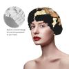 Brown Goat Stylish And Functional Double-Layer Shower Cap - Reusable And Cute Elastic Bath Cap view 4