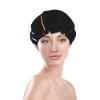 Laser Light Stylish And Functional Double-Layer Shower Cap - Reusable And Cute Elastic Bath Cap view 3