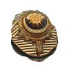 SSIMOO Sun Old Egyptian Timeless Grace Stylish And Functional Double-Layer Shower Cap - Reusable And Cute Elastic Bath Cap view 2