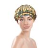 SSIMOO Sun Old Egyptian Timeless Grace Stylish And Functional Double-Layer Shower Cap - Reusable And Cute Elastic Bath Cap view 3