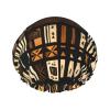 African Mud Cloth Tribal Stylish And Functional Double-Layer Shower Cap - Reusable And Cute Elastic Bath Cap view 1