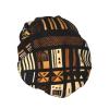 African Mud Cloth Tribal Stylish And Functional Double-Layer Shower Cap - Reusable And Cute Elastic Bath Cap view 2