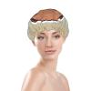 Cartoon Cute Otter Stylish And Functional Double-Layer Shower Cap - Reusable And Cute Elastic Bath Cap view 3