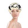 Cartoon Milk Cow Stylish And Functional Double-Layer Shower Cap - Reusable And Cute Elastic Bath Cap view 3