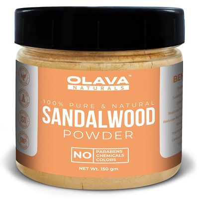 Pub Sandalwood Powder for Face - 100% Natural & Pure Chandan Powder for Face Pack, Face Mask - Original Sandal Wood Powder for Puja - 150 gm