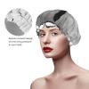 SSIMOO Parisian Coffee Eiffel Tower Stylish And Functional Double-Layer Shower Cap - Reusable And Cute Elastic Bath Cap view 4