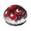 Fresh Cherry Stylish And Functional Double-Layer Shower Cap - Reusable And Cute Elastic Bath Cap view 1