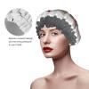 Fresh Cherry Stylish And Functional Double-Layer Shower Cap - Reusable And Cute Elastic Bath Cap view 4