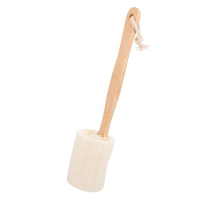 Ipetboom 2pcs Long-Handled Brush Exfoliating Back Loofah Stick Skin Exfoliating Body Sponge Brush for Bath