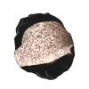 Eyelash Pattern Stylish And Functional Double-Layer Shower Cap - Reusable And Cute Elastic Bath Cap view 2