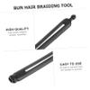FRCOLOR 24pcs Diy Hair Styling Tools Ponytail Volumizer Hair Bun Tools Volume Women Bun Maker Braiding Sticks Holder Tail view 2