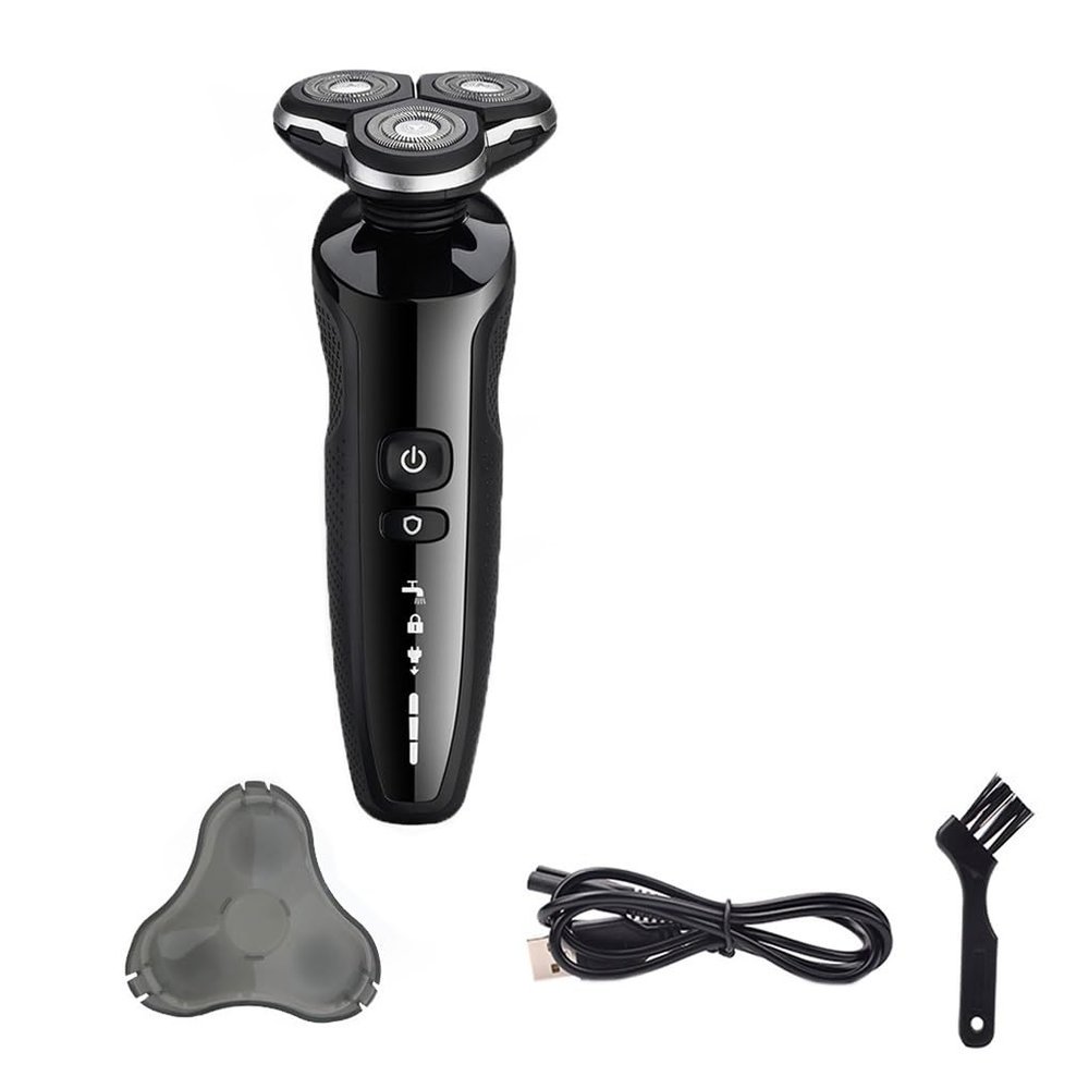 Head Shaver for Men, Electric Razor Electric Shaver Rechargeable Shaving Machine for Men Beard Razor Wet-Dry Dual Use Water Proof Fast Charging