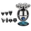 Head Shaver for Men, 5 in 1 Shaver for Men Electric Shaver Bald Head Shaver Hair Clipper for Bald Man Beard Trimmer Shaving Machine Bald Head Razor 7D view 1