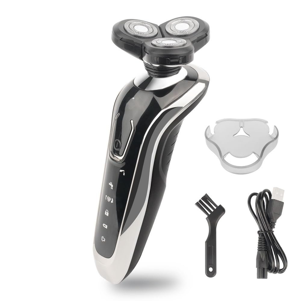 WTCBQC Head Shaver for Men, Shaver for Men Electric Shaver Powerful Beard Shaving Machine Electric Razor Rechargeable Waterproof (Color : Standard)