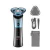 WTCBQC Head Shaver for Men, IPX6 3D Floating Rotary Blades Shaving Machine Rechargeable Professional Electric Shaver for Men view 2