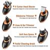 WTCBQC Head Shaver for Men, 5 in 1 IPX7 Waterproof Electric Shaver Razor for Men Beard Hair Trimmer Rechargeable Bald Head Shaving Machine LCD Display Grooming Kit (Color : Silver) view 2