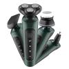Head Shaver for Men, Electric Face Shaver for Men Washable Rechargeable Shaving Beard Machine (Color : Dark Green) view 2