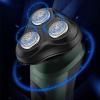 Head Shaver for Men, Electric Face Shaver for Men Washable Rechargeable Shaving Beard Machine (Color : Dark Green) view 3
