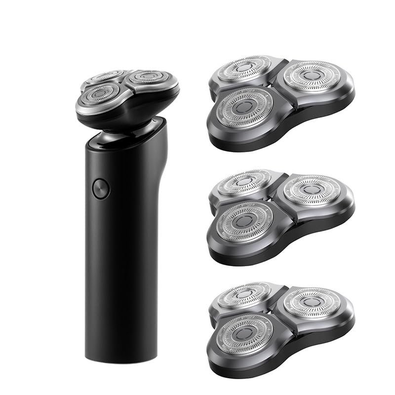 Head Shaver for Men, Electric Shaver Razor for Men IPX7 Waterproof Washable 3 Head Shaving Convenient Beard Trimmer (Color : S500 3Head)