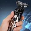 WTCBQC Head Shaver for Men, LCD Display Waterproof Electric Shaver for Men Wet Dry Beard Electric Razor Facial Shaving Machine Rechargeable, With Box view 4