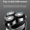 Head Shaver for Men, Men's Electric Shaver IPX7 Waterproof Electric Razor Shaving Machine for Men LCD Wet & Dry Dual Use Beard Timmer (Color : with Blade) view 4