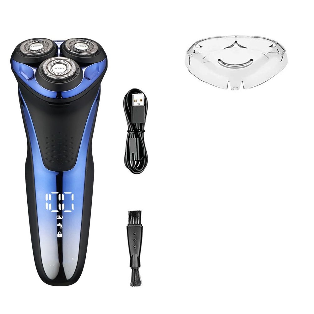 Head Shaver for Men, Beard Shaver Electric Beard Trimmer Professional Face Shaver IPX7 Waterproof Safety Cordless Shaving Machine for Men