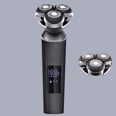 Head Shaver for Men, Men Electric Shaver Hair Clipper for Men's Electric Razor Beard Trimmer Beauty kit Waterproof Dry Wet Dual Purpose Smart Shaver (Color : Electric Razor 1head)