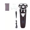 Head Shaver for Men, Electric Shaver Razor Waterproof Beard Trimmer USB Rechargeable Professional 3D Floating Travel Lock Shaver for Men (Color : Black with Box) view 1
