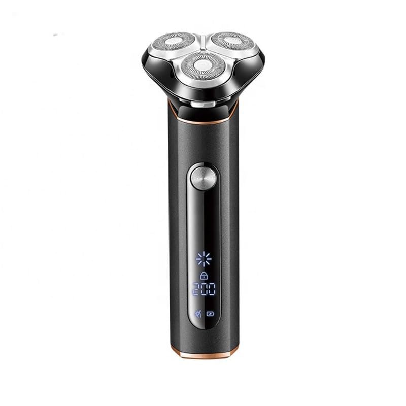 Head Shaver for Men, Rechargeable Shaver IPX7 Electric Men Razor Travel Lock Shaving Beard Machine USB Type-C Intelligent Triple Blade