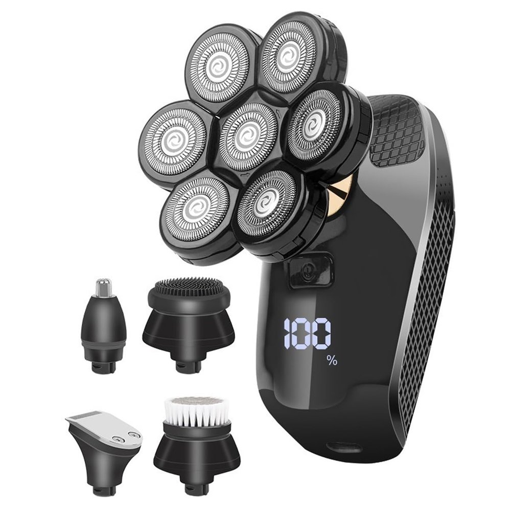 Head Shaver for Men, 5 in 1 Shaver for Men Electric Shaver Powerful Bald Head Shaver Beard Shaving Machine for Men Razor Husband Boyfriend