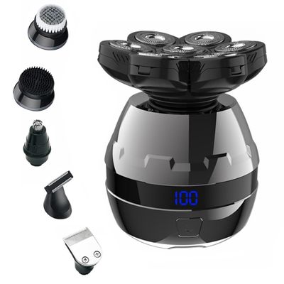 WTCBQC Head Shaver for Men, 6 in 1 Electric Shaver 6 Head Razor Electric Bald Machine Beard Razor Full Body Wash Wet & Dry