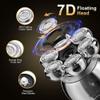 Head Shaver for Men, 7D Floating Head Men's Electric Shaver USB Charging Dock LCD Waterproof Portable Nose Hair Trimmer Bald Razor Machine Shaving view 2