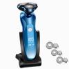 WTCBQC Head Shaver for Men, Electric Shaver Rotary Shaver Electric Razor Beard Trimmer Rechargeable Hair Cutting Shaving Machine Clipper for Men Waterproof (Color : ZN3013-2 with LCD) view 1