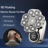 WTCBQC Head Shaver for Men, 9 Blades Multi Grooming Kit 6 in 1 Digital Display Electric Shaver Hair Trimmer Beard Rlectric Razor Wet Dry Men Facial Shaving Machine view 2