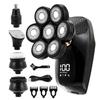 Head Shaver for Men, 5 in 1 Electric Shaver Razor for Men's Trimmer Wet and Bald Head Dry Razor 7D Head Waterproof LED Display Machine for Shaving view 1