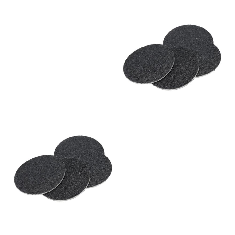 MAGICLULU 2sets Electric Remover Sandpaper Discs 60ct Disposable One-time Use for Nail Salons Home 60pcs*2