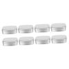 MAGICLULU 8pcs Square Aluminum Cans Lids Lightweight Aluminum Can Storage for Makeup Tea Jewelry view 1