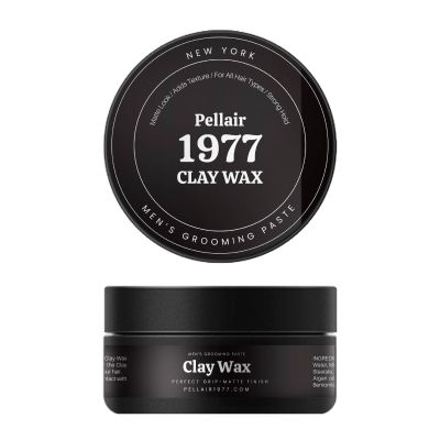 Pellair 1977 Matte Clay Wax, Hairstylist tested and recommended for a cool, textured look. Great scent, washes out easily.