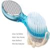 2-Pack 4-in-1 Pedicure Paddle Kit  Foot File with Brush, Pumice Stone, Metal & Emery File for Callus Removal and Dry Skin  Exfoliating Foot Rasp Tool for Heels, Toes, and Nail Care view 2