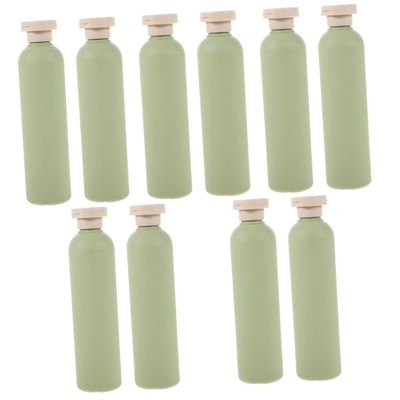 Amosfun 10pcs Travel Bottles for Toiletries Squeeze Bottles Flip Cap Mane Tail Shampoo Conditioner Travel Containers Multi-Purpose to Go Containers